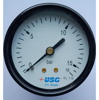 Kompresor Manometr standardní pr. 63 mm, zadní G1/4, 0 - 16 bar