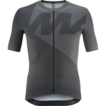 cyklistický dres dres pánský silniční MAVIC MENS SS JERSEY ICON GRAPHIC BLACK - S