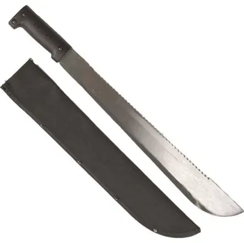 Sport MIL-TEC mačeta s pilou 45 cm nylon pouzdro ČERNÉ