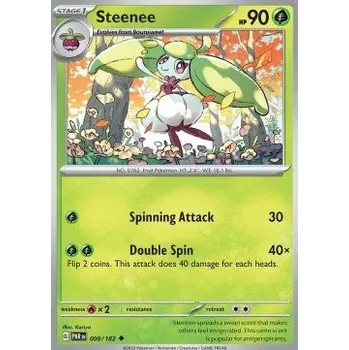 Sběratelská karetní hra Pokémon PAR 009/182 Steenee - Paradox Rift Stav: Near Mint, Verze: REVERSE HOLO