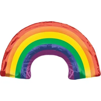 Balónek Amscan Fóliový balónek Duha 86 x 48 cm