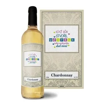 Víno Bílé víno Když Bůh stvořil učitele: 0,75 l