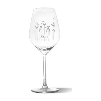 Sklenice Sklenička na víno Miluji tě: 49 cl