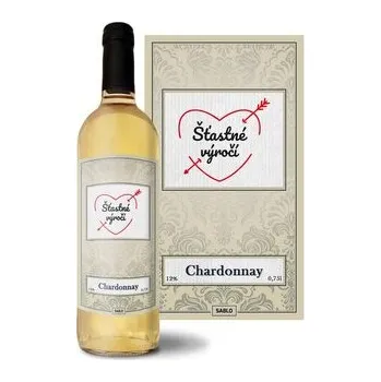 Víno Bílé víno Šťastné výročí: 0,75 l