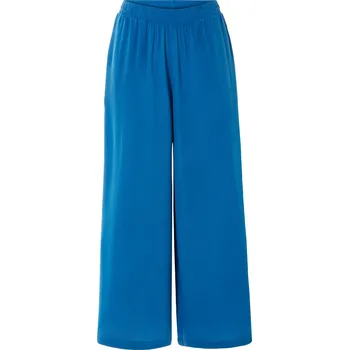 Dámské kalhoty esmara® Dámské kalhoty se širokými nohavicemi (modrá, M(40/42))