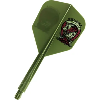 Příslušenství pro šipky Letky Condor Axe Small No6 Get Luck Olive Green Velikost: Small, Délka: M