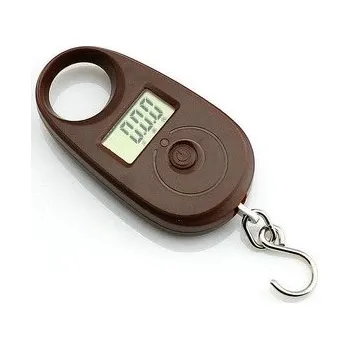 Kuchyňská váha Závěsná váha do 25kg přesnost 5g hnědá
