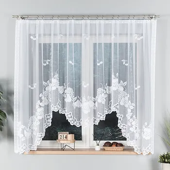 Záclona Kusová záclona Penelope Bez řasící pásky 160x300 bílá