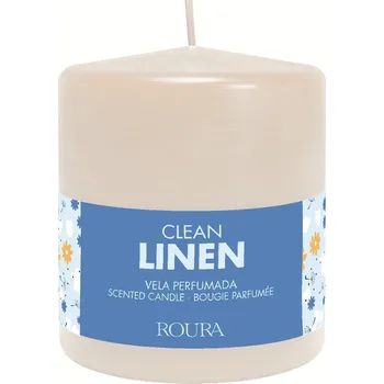 Svíčka ROURA Clean Linen Vonná svíčka, 250 g