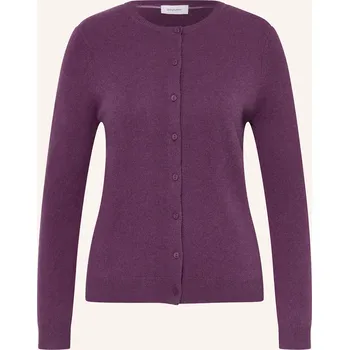 Dámský svetr Darling Harbour Dámský Pletený Kardigan Z Kašmíru, pflaume, 34