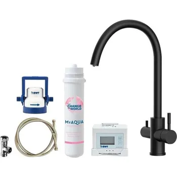 Vodovodní baterie kielle Wimeo Dřezová baterie včetně filtrace, matná černá