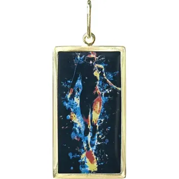 Přívěsek Aljančič Miniartion Potápěčka žluté zlato