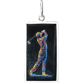 Přívěsek Aljančič Golf Miniartion bílé zlato