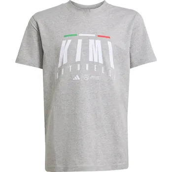 Pánská móda ADIDAS Dětské tričko Mercedes AMG Petronas Formula One Team Kimi Antonelli 13 LET ŠEDÁ