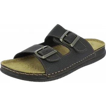 Pánské pantofle SLOBBY pánské pantofle 340-2002-A1 černé 45