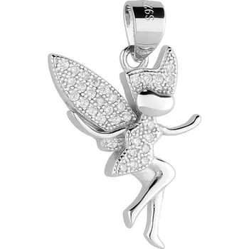 Přívěsek Argento 85623 Stříbrný přívěsek - víla, čiré kulaté zirkony