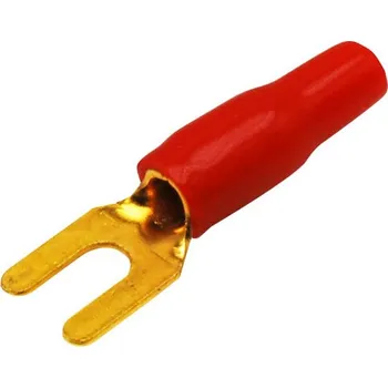 elektrický kabel Vidlička na kabel 4 mm² / červená