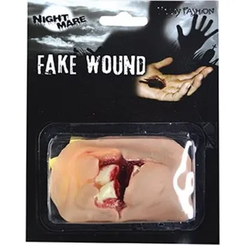 Karnevalový doplněk Falešná jizva zlomenina gumová