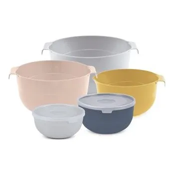 Miska pro psa 7DÍLNÁ SADA: MISKY 0,7L, 1,2L, 2L, 4L, CEDNÍK 3L - JAG