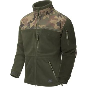 Pánská mikina Helikon-Tex bunda INFANTRY fleece ZELENÁ/WOODLAND POLSKÝ
