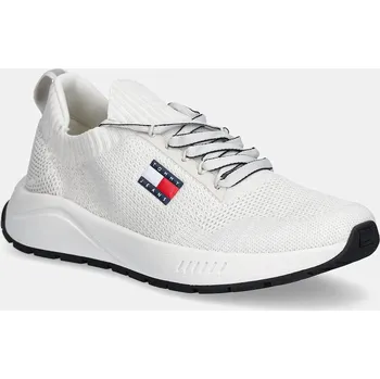 Dámská obuv Tenisky Tommy Jeans TJM RUNNER KNITTED EM0EM01580 bílá 00X, EUR 40
