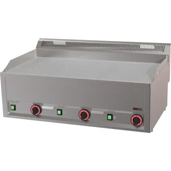 Kuchyňský gril Grilovací deska 97x48 elektrická durable chrom kombinovaná bez p