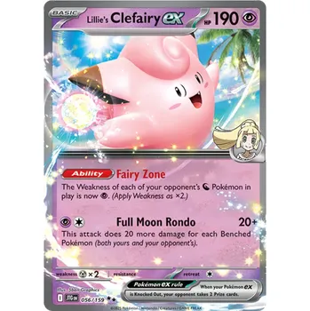 Karetní hra Pokémon TCG Lillie's Clefairy EX 056/159