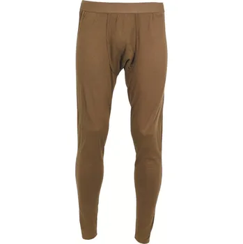 Pánské termo spodní prádlo Bundeswehr spodky BW kalhotové dlouhé elastický pas HNĚDÉ zánovní