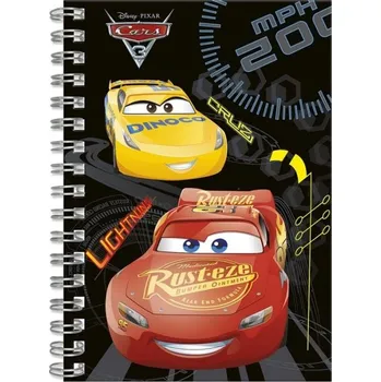 Sešit Spiralový blok A6 Cars Auta
