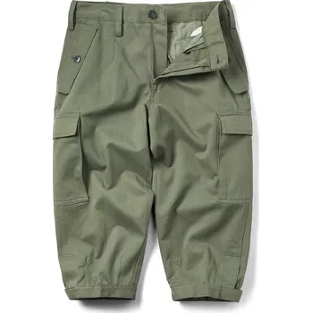 Pánské kalhoty Kalhoty 3/4 italské MOUNTAIN ZELENÉ