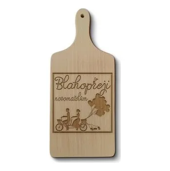 Kuchyňské prkénko Prkénko Blahopřeji novomanželům