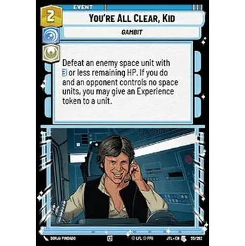 Sběratelská karetní hra You're All Clear, Kid 055/202 - Jump to Lightspeed Typ karty: Standard