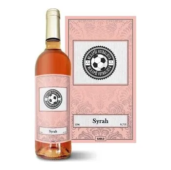 Víno Růžové víno Nejlepší fotbalista: 0,75 l