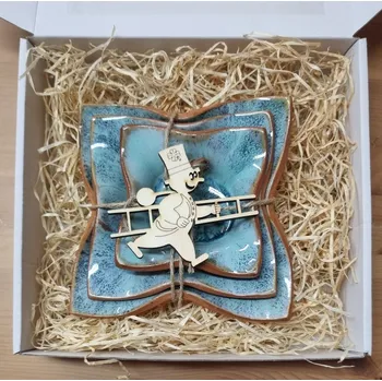 Dárkový potravinový koš Dárkový balíček pro paní učitelku se sadou misek varianta: kominík