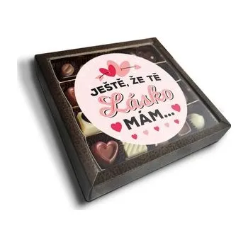 Bonboniéra Pralinky Ještě, že tě lásko mám: 20 ks pralinek