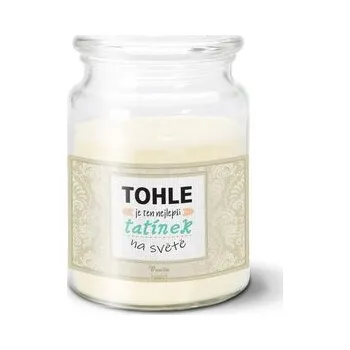Svíčka Svíčka Tohle je ten nejlepší tatínek na světě: 500 g