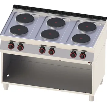 Sporák Sporák elektrický 6x plotýnka s podestavbou 400 V | REDFOX - SP