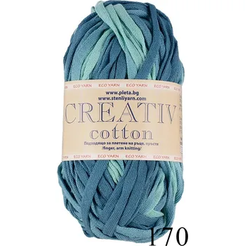 Příze Příze Stenli Creativ Cotton tyrkysovomodrá (Příze Stenli Creativ Cotton tyrkysovomodrá)