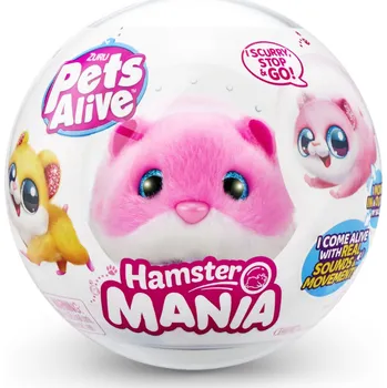 plyšák Pets Alive Křeček růžový