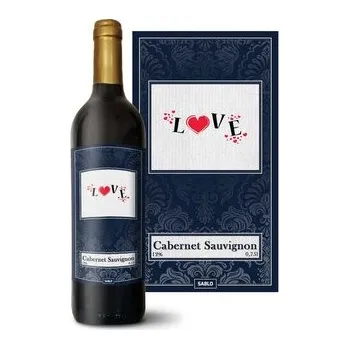Červené víno Love: 0,75 l