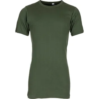 Pánské tričko Triko ITALSKÉ prodloužené s krátkým rukávem ZELENÉ