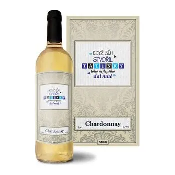 Víno Bílé víno Když Bůh stvořil tatínky: 0,75 l