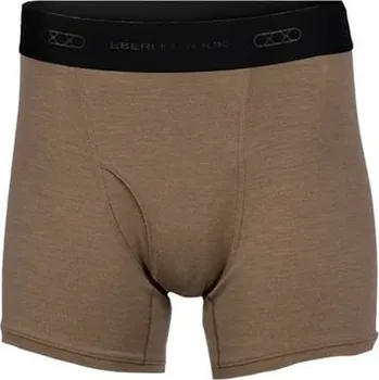 Pánské termo spodní prádlo EBERLESTOCK trenýrky funkční LOCHSA 180 MERINO DARK EARTH vel.XL