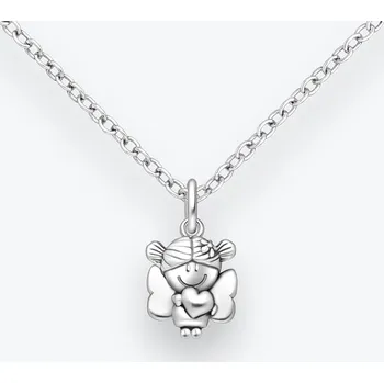 Řetízek Stříbrný řetízek Anděl se srdíčkem - Ag925