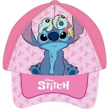 Kšiltovka DĚTSKÁ KŠILTOVKA DISNEY STITCH pink Barva: 1, Velikost: 52