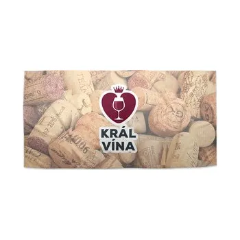 Sprchový závěs Ručník Král vína: 70x140 cm