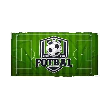 Sprchový závěs Ručník Žiju pro fotbal: 70x140 cm