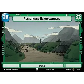 Sběratelská karetní hra Resistance Headquarters // X-Wing Token 022/202 - Jump to Lightspeed Typ karty: Foil