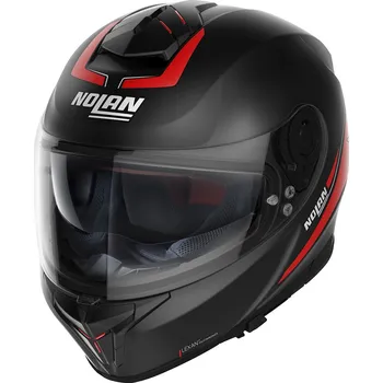 Helma na motorku Moto helma Nolan N80-8 Staple N-com Flat Black 54