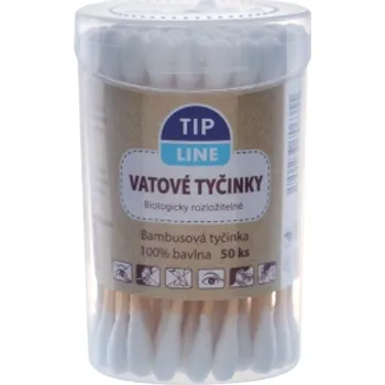 Vatová tyčinka Tip Line vatové tyčinky (50ks/kra) papírové